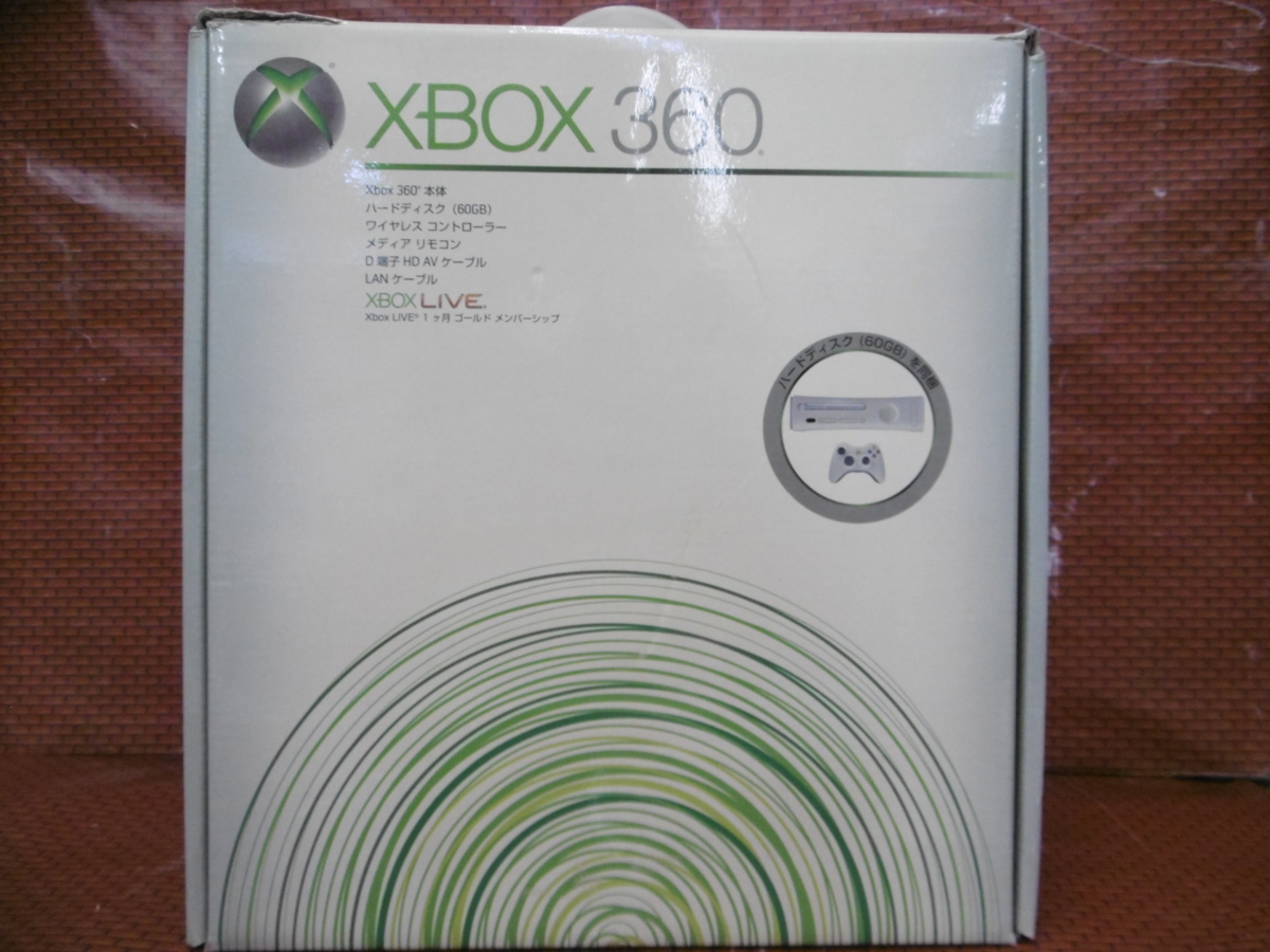 1円スタート Xbox360本体 60GB HDMI端子搭載 破損部 箱イタミ有 み(Xbox360本体)｜売買されたオークション情報、yahooの商品情報をアーカイブ公開  - オークファン（aucfan.com）