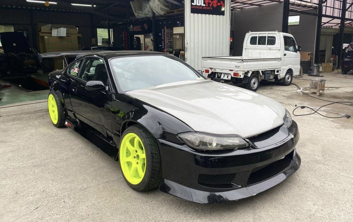オリジンラボ シルバー カーボンボンネット シルビア S15 オリジンラボ シルバー カーボンボンネット シルビア S15
