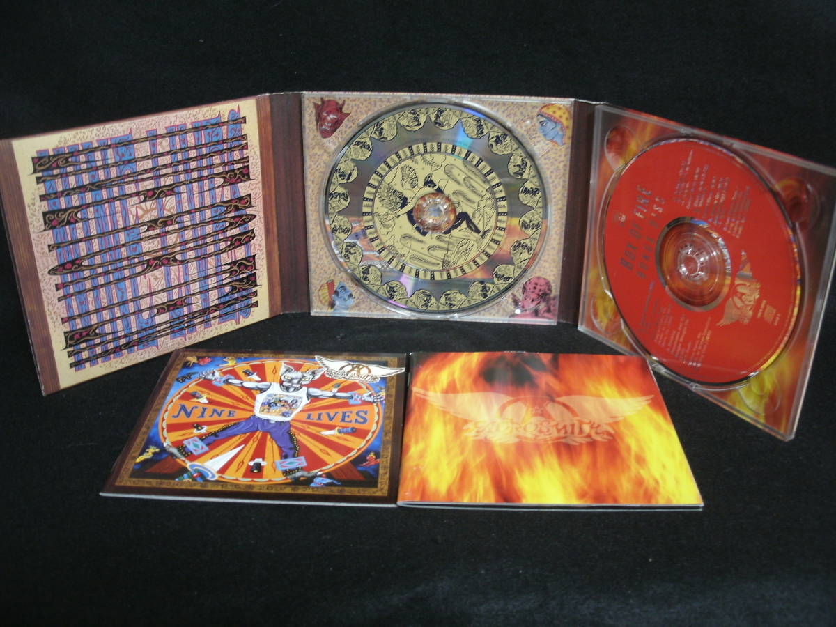 ●送料無料●中古CD● 2CD / エアロスミス AEROSMITH / ナイン・ライヴズ / NINE LIVES + BOX OF FIRE BONUS DISC_画像3