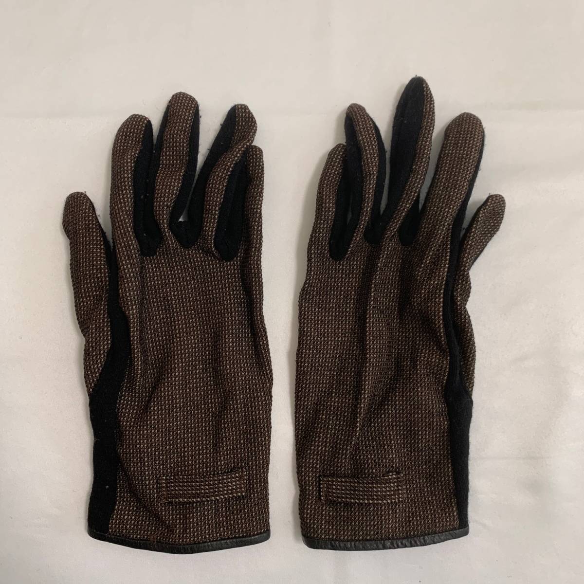 Jean Paul GAULTIER ジャンポール　ゴルチエ ゴルチェ　茶色　ブラウン　手袋　グローブ　gloves archive アーカイブ レディース　サイズ