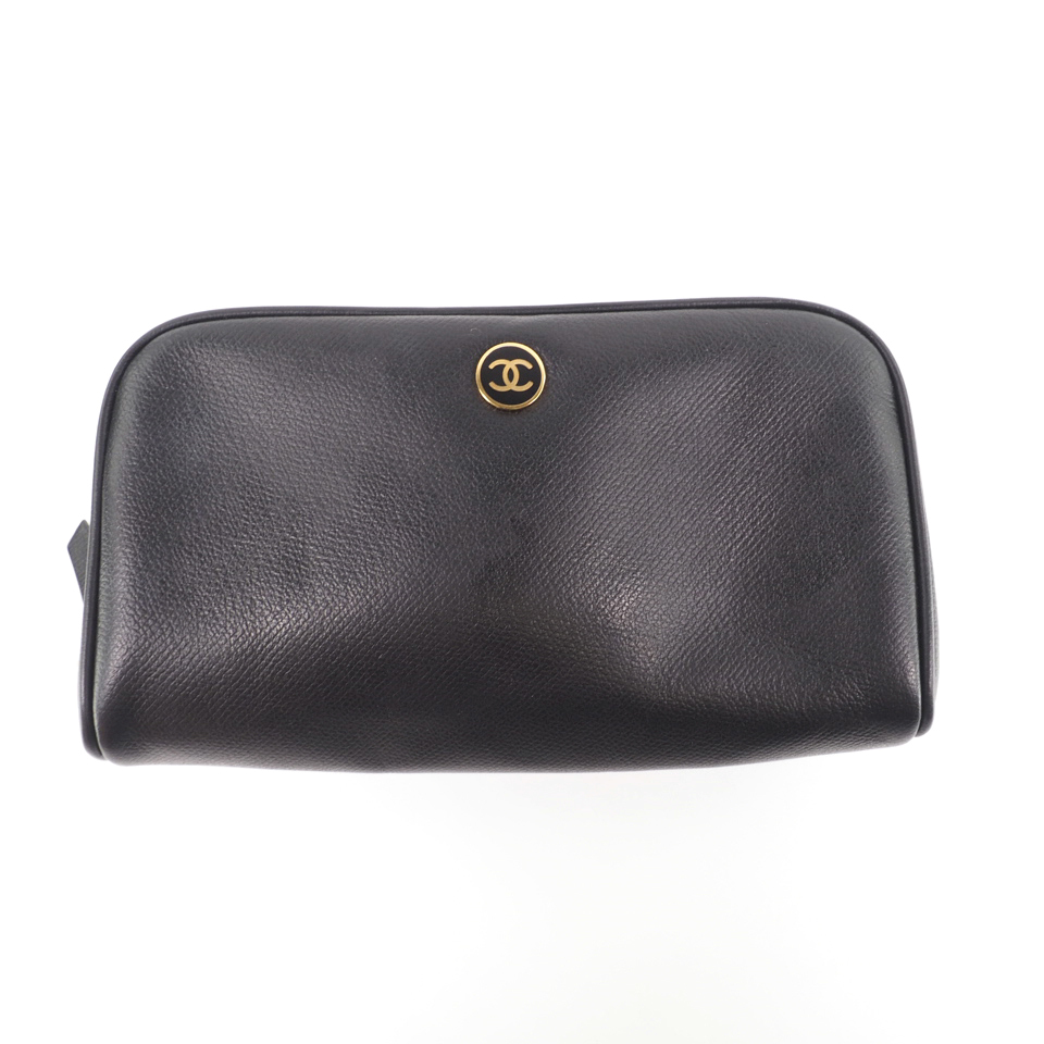 ほぼ未使用】CHANEL ココボタン レザーポーチ | tspea.org