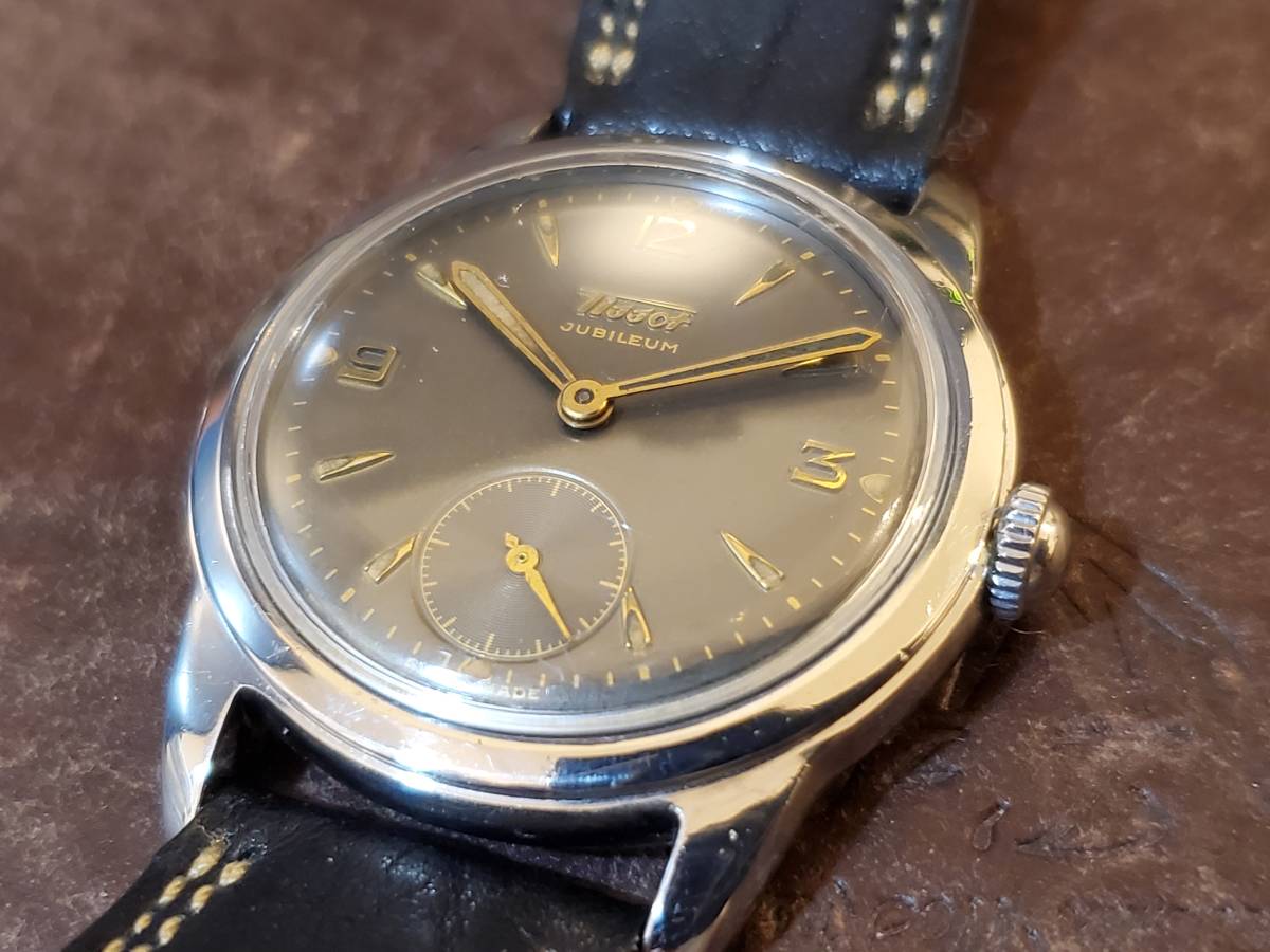 OH済 Tissot Cal.27 手巻き 35mm 1940年代アンティーク 腕時計