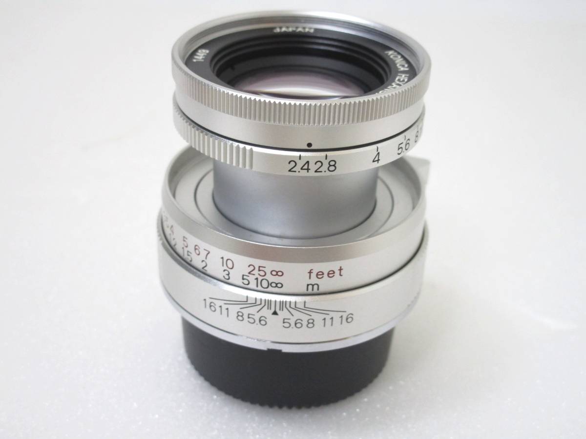 ヤフオク! - コニカ HEXANON 50mm F2.4 ライカLマウン...