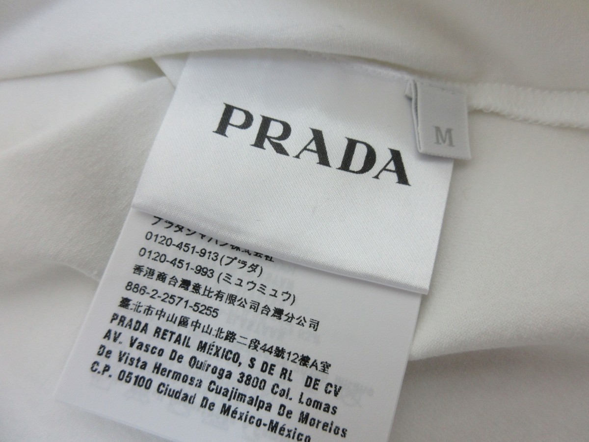 人気の春夏 SJM994 プラダ PRADA ナイロンシャツ サイズ44 ストレッチ