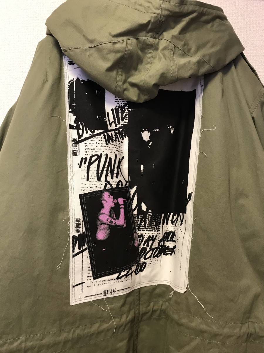 RAF SIMONS×FRED PERRY パッチワークモッズコートラフシモンズ RAF SIMONS×FRED PERRY パッチワークモッズコートラフシモンズ