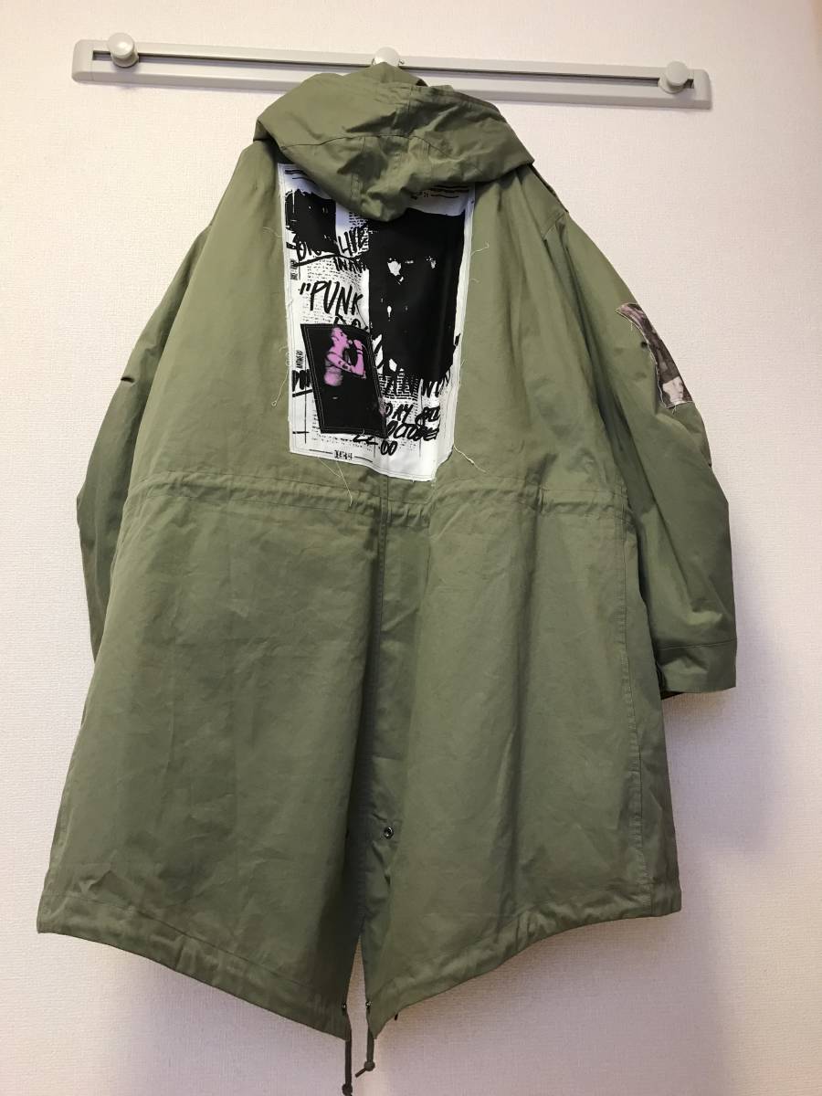 RAF SIMONS×FRED PERRY パッチワークモッズコートラフシモンズ RAF SIMONS×FRED PERRY パッチワークモッズコートラフシモンズ