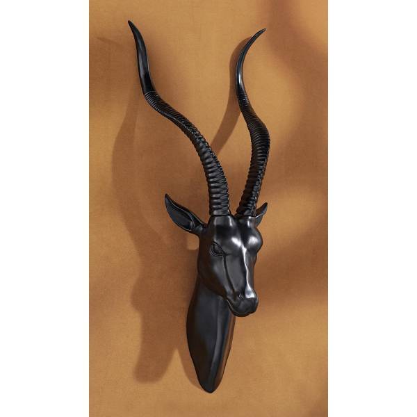  modern . peeling made ornament hunting Trophy Africa . raw animal deer wall decoration wall deco Home accent interior ornament decoration small articles objet d'art 