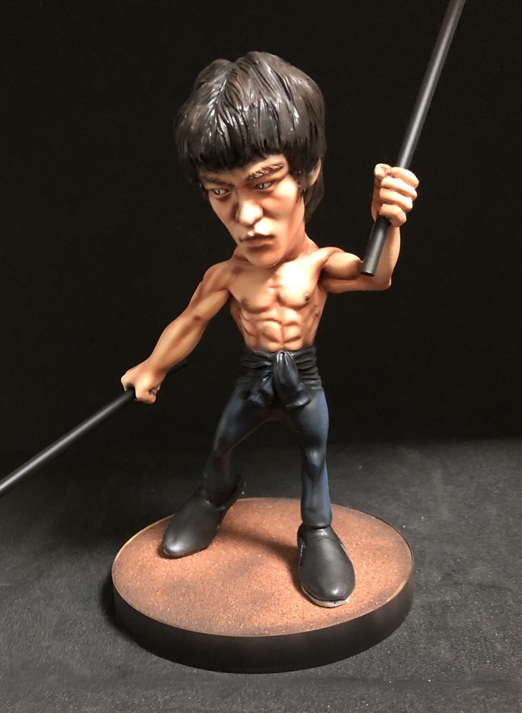 デフォルメガレージキット完成品 燃えよドラゴン ブルース・リーU