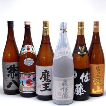  selection wheat potato shochu lucky bag 6 pcs set ( potato shochu Moriizou potato shochu Isami wheat shochu Kanehachi potato shochu Devil Kings potato shochu Sato black potato shochu Tomino Houzan )1800m