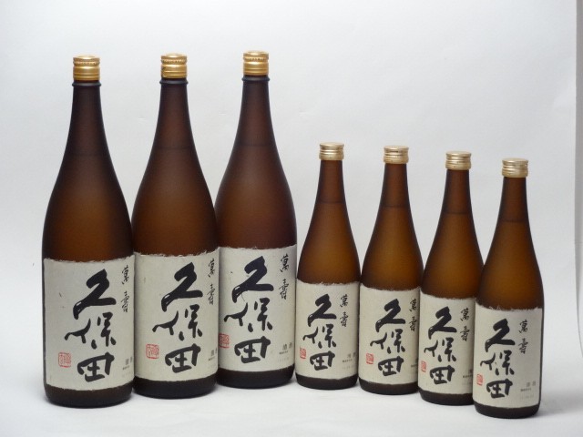 久保田7本セット 朝日酒造 久保田(萬寿1800×3本 萬寿720×4本) www