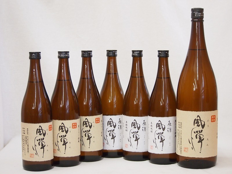  manner ...... sake entering 7 pcs set blow on sake structure quality product classical potato shochu ( Kagoshima prefecture ) 720ml×6 1800ml×1