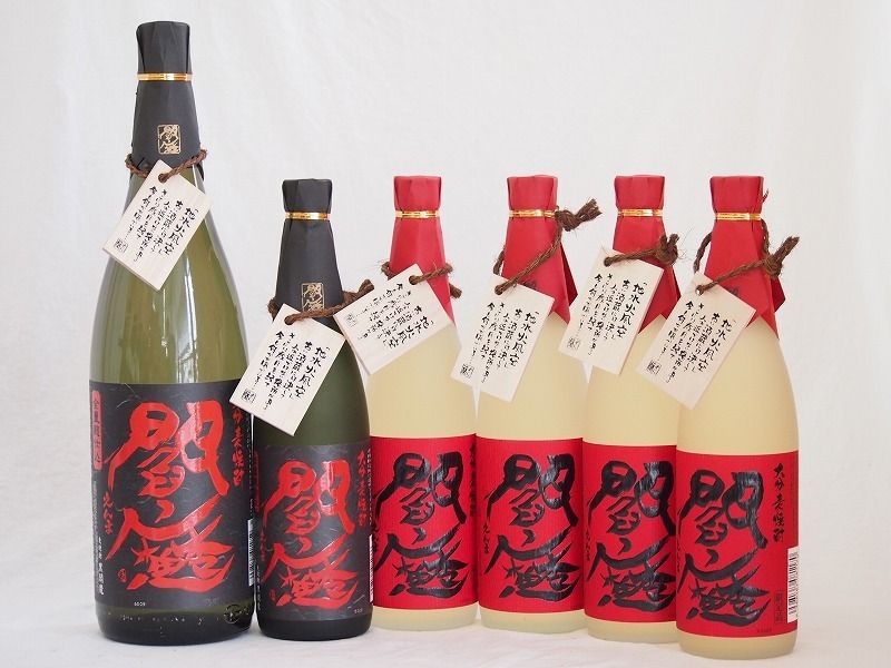 麦焼酎閻魔セット 老松酒造(大分県)720ml×5本 1800ml×1本_画像1