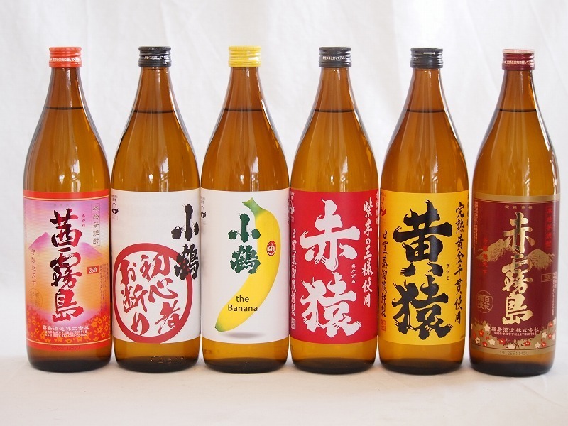 鹿児島県×宮崎県本格芋焼酎シリーズ900ml×6本_画像1