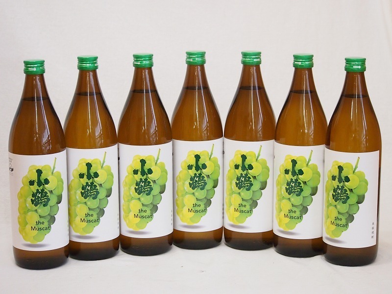  fruit. fragrance series potato shochu 7 pcs set ( small crane The * muscat ) 900ml×7ps.