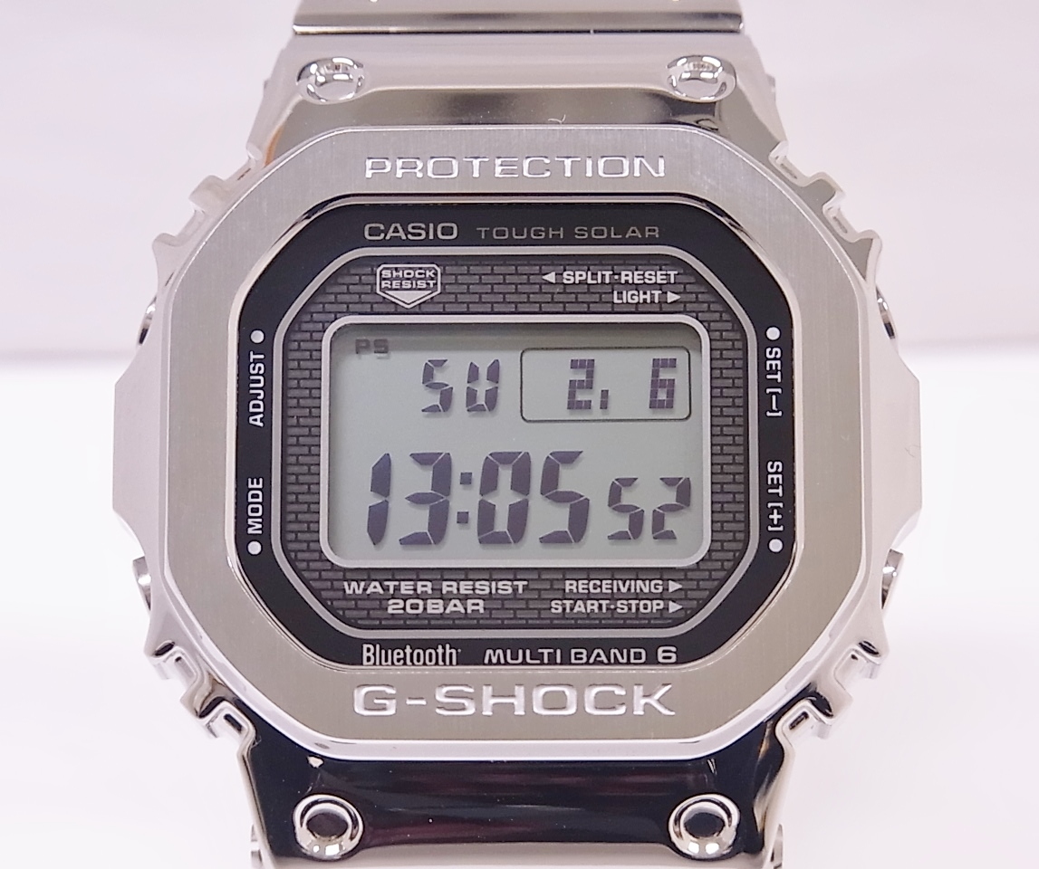 極美品】カシオ Gショック GMW-B5000D-1JF フルメタル スクエア