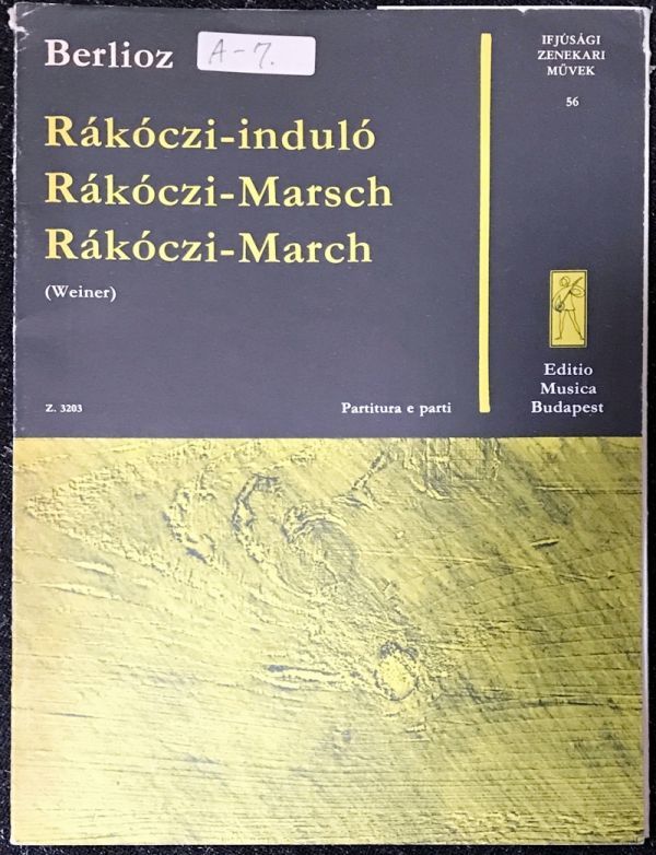  bell rio -zlakotsi line . искривление berlioz rakoczi indulo marsch march импорт музыкальное сопровождение /va Io Lynn /la-ko-tsi/mji Cub dape -тактный /