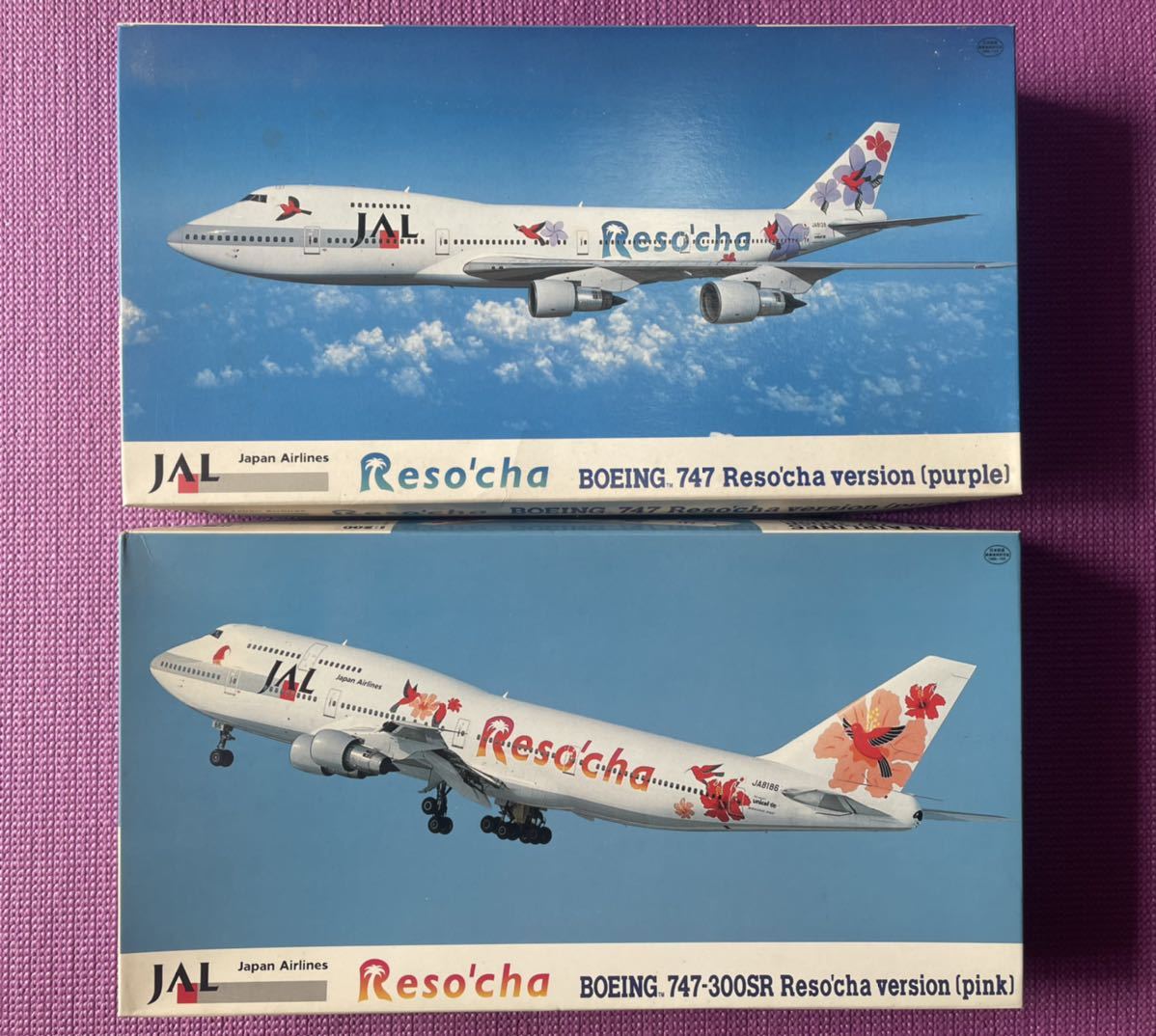 通常在庫品 JAL 日本航空 747-300SR リゾッチャ ヴァージョン ピンク