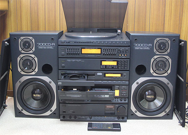 SANSUI 700CD・R システムコンポ ベルト全交換 動作確認 訳アリ