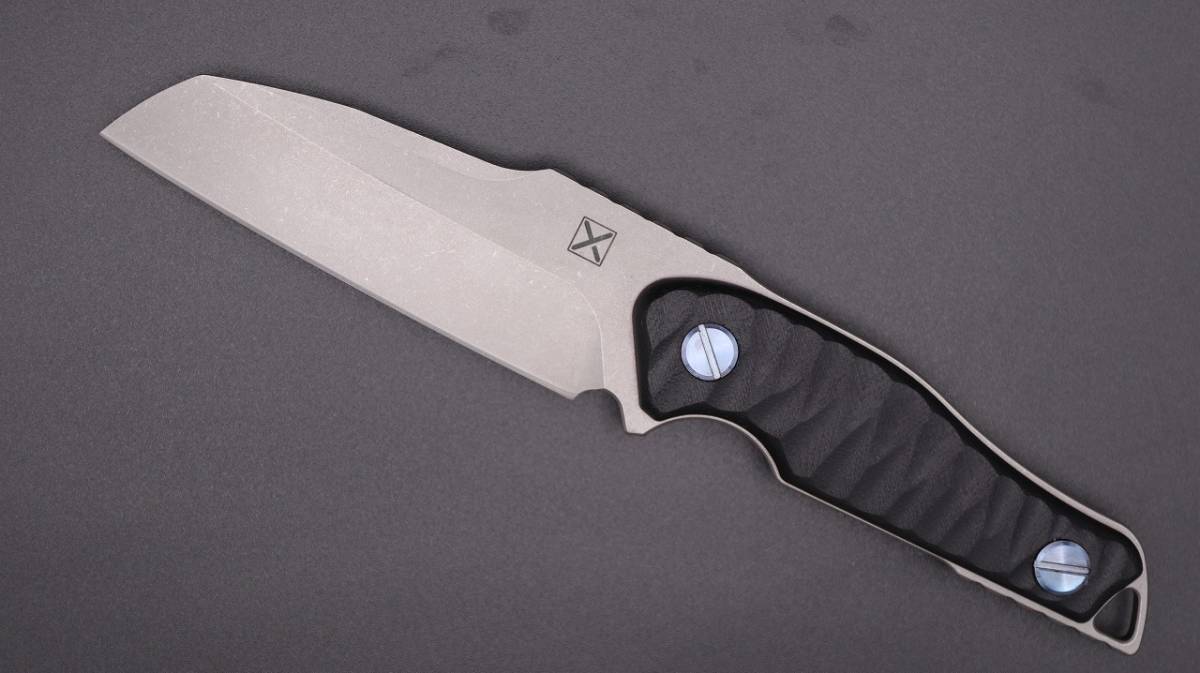ギフト】 チタンブレード キャンプにも 釣りや タクティカルナイフ