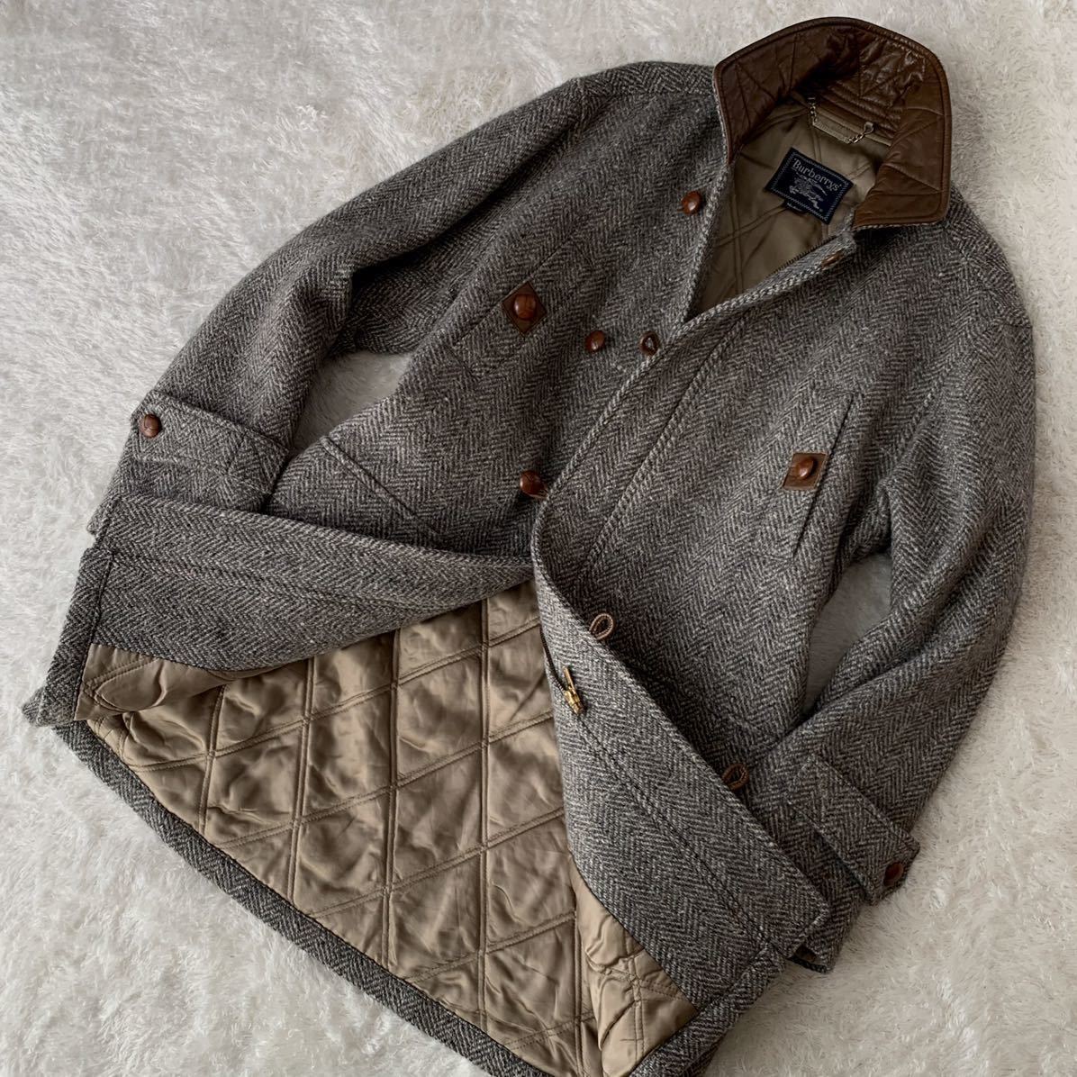 オンライン限定商品】 【美品】 90s BURBERRYS 編み込み ウール