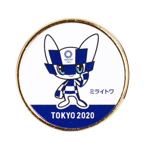 開催期間刻印済　色入りメダリオンセット　東京2020オリンピック　エンブレム　ミライトワ　公式ライセンス商品