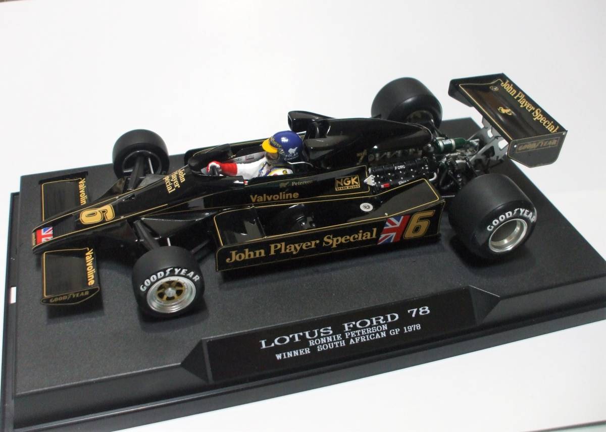 JPS☆ロータス フォード 78 ピーターソン フィギュア追加 JPS☆ロータス フォード 78 ピーターソン フィギュア追加