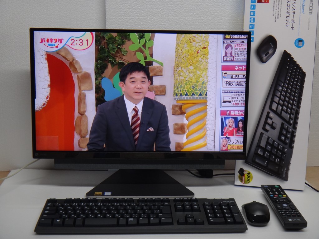 高性能NEC LAVIE Desk All-in-one PC-DA870KAB /4Kテレビ機/第8世代