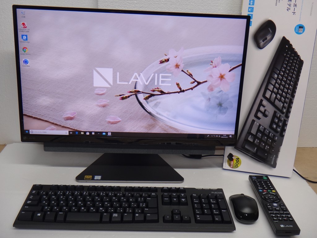 高性能NEC LAVIE Desk All-in-one PC-DA870KAB /4Kテレビ機/第8世代