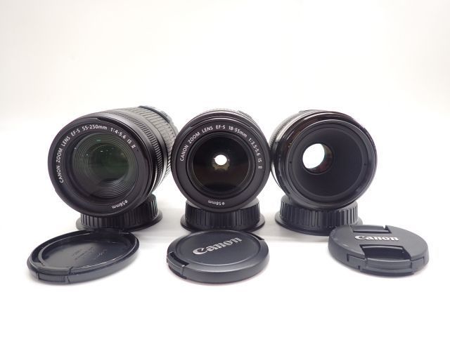 Canon キヤノン AFレンズセット EF-S 55-250mm F4-5.6 IS II + EF-S 18