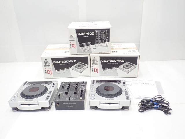 ヤフオク! - Pioneer ターンテーブル CDJ-800MK2 ペア...