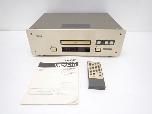 TEAC VRDS-10 CDプレーヤー リモコン付 ティアック 説明書/リモコン付 64CA3-2