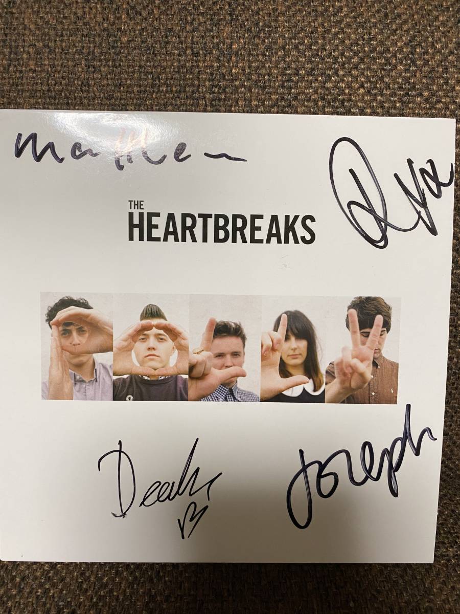 【新品サイン入り激レア】The heartbreaks /polly/come home katie ギターポップ　7インチ　レコード　インディ　ハートブレイクス　美盤_画像1