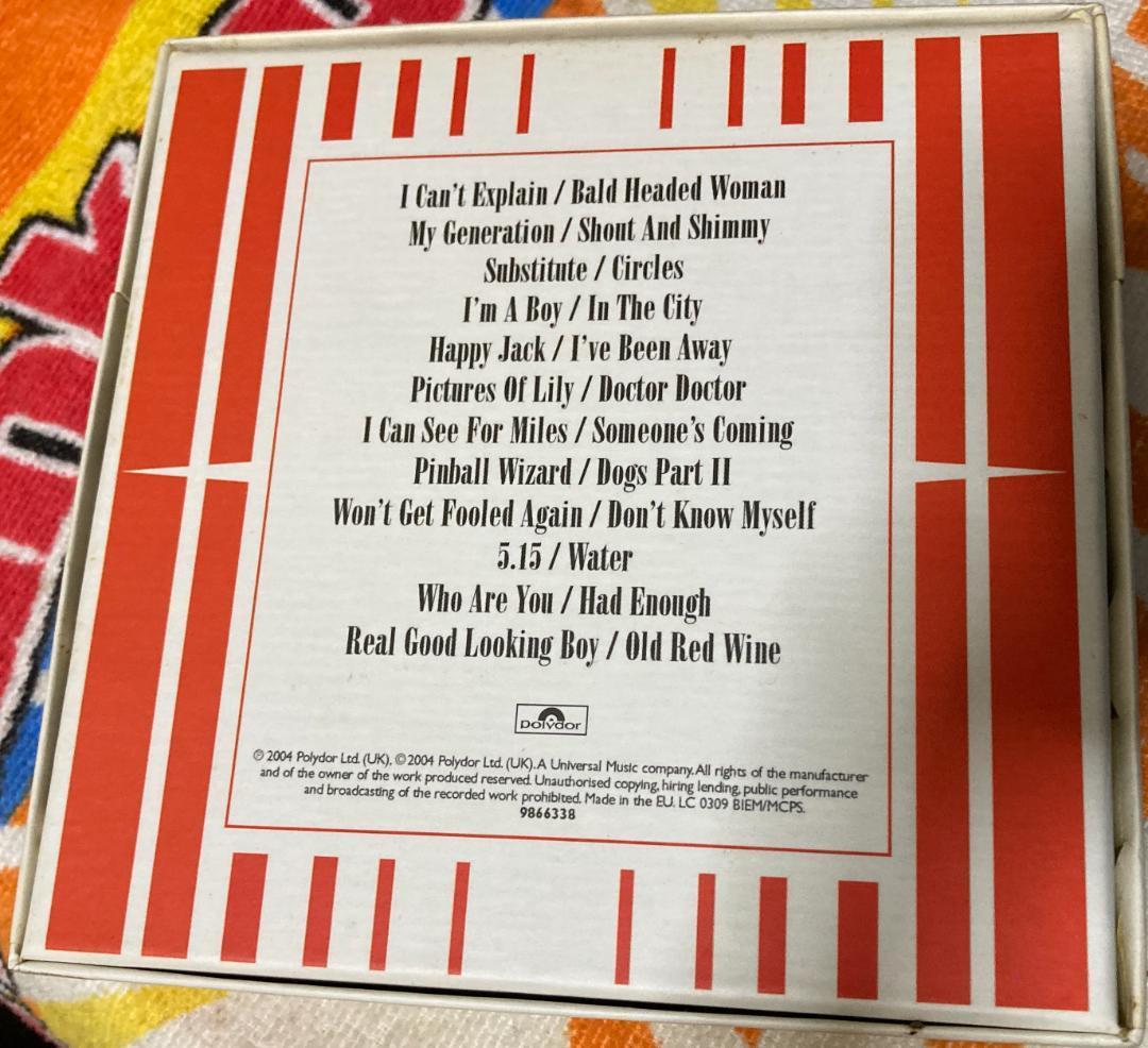 THE WHO ザ・フー CD シングルボックス 12枚組 輸入盤 BOXセット | www