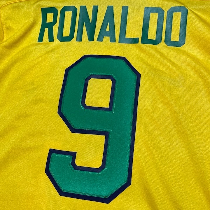 97 ブラジル代表 ロナウド BRAZIL #9 RONALDO 1997 HOME ユニフォーム 