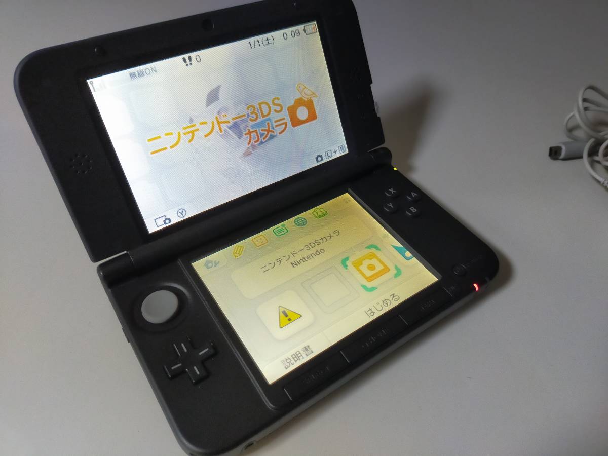 品 ニンテンドー3DS本体 ブラック 黒 NINTENDO 3DS LL 任天堂 1円 AC 