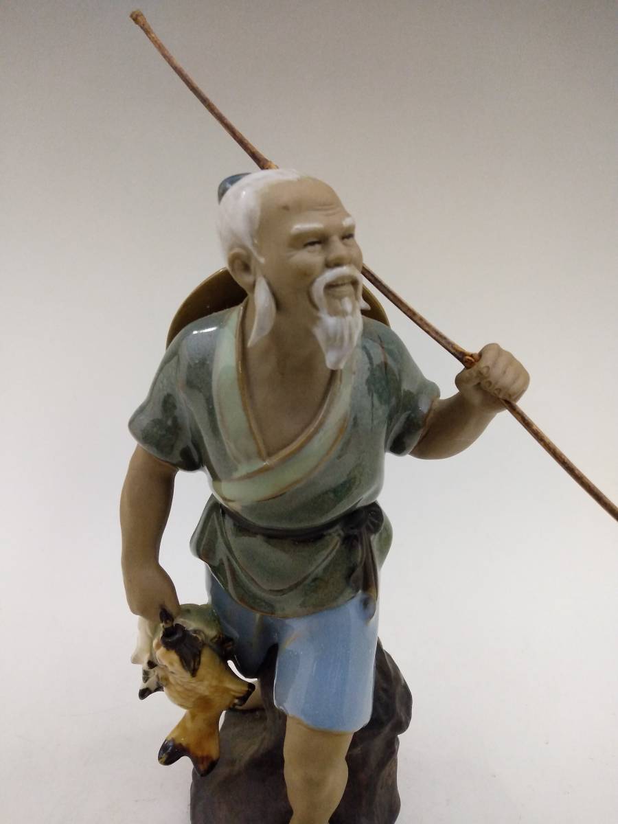 Yahoo!オークション - 0219-001 中古 陶器人形 中国土産 老人 Yahoo!オークション - 0219-001 中古 陶器人形 中国土産 老人