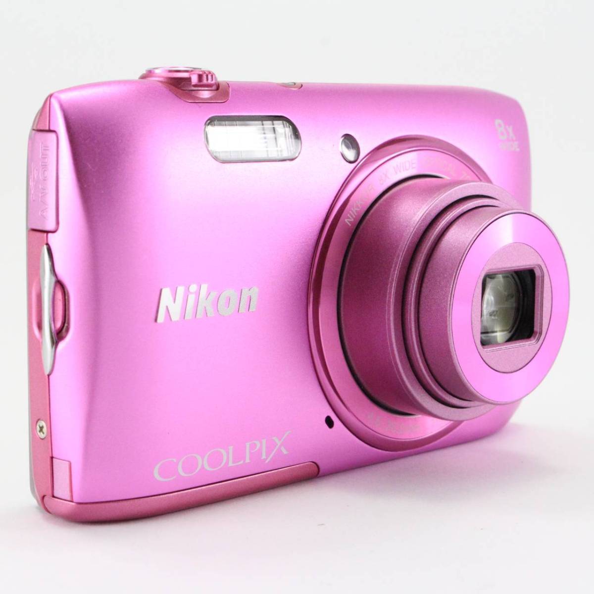 正規認証品!新規格 Nikon COOLPIX S3600 pink 購入時付属品一式付き