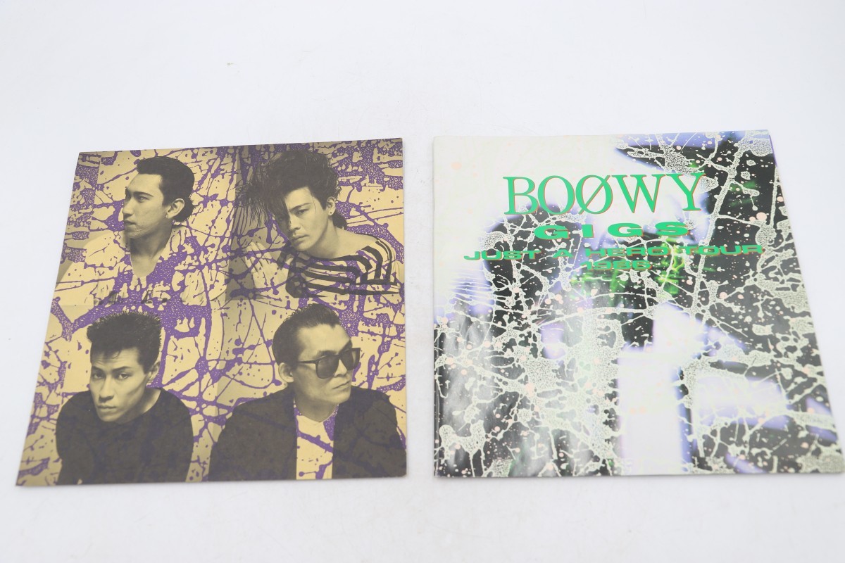 BOOWY “GIGS” JUST A HERO TOUR 1986 初回限定盤 LP箱 CD 希少(E4243