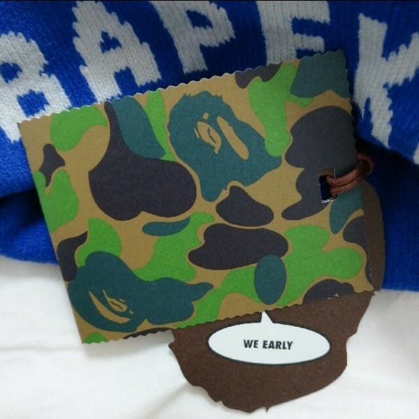 A BATHING APE BAPE KIDS BABY MILO PLUSH DOLL KNIT CAP