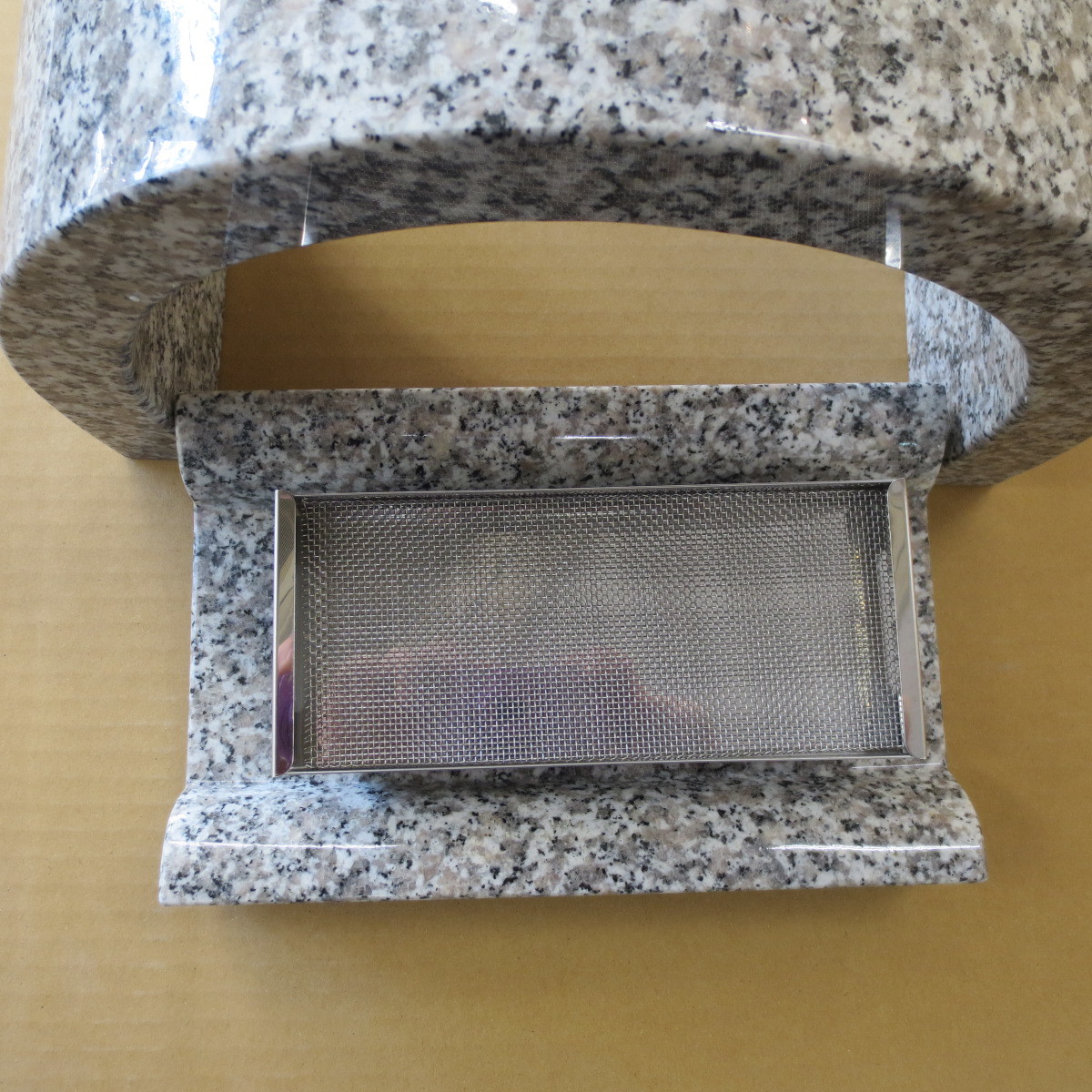 引き出せる 線香立 G623 スライド式 御影石 横型 寝かせる 横 引き出せる 線香立 G623 スライド式 御影石 横型 寝かせる 横
