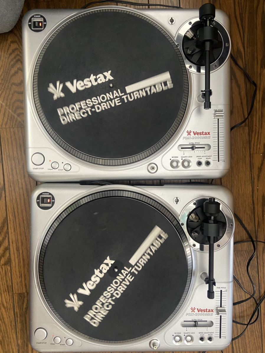 激安 (2) 2台 PDX-2000Mk2 ターンテーブル VESTAX - DJ機器 - www 