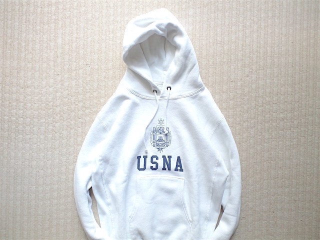 即決 Lサイズ 70s 青タグ 復刻 USNA 白 Champion REVERSE WEAVE 即決 Lサイズ 70s 青タグ 復刻 USNA 白 Champion REVERSE WEAVE