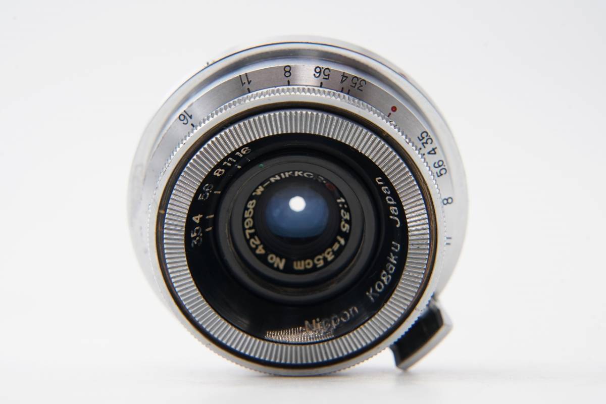 【 並品 】 ニコン NIKON W-NIKKOR.C f3.5 3.5cm Sマウント　 ＭＦ　レンズ #2313_画像3