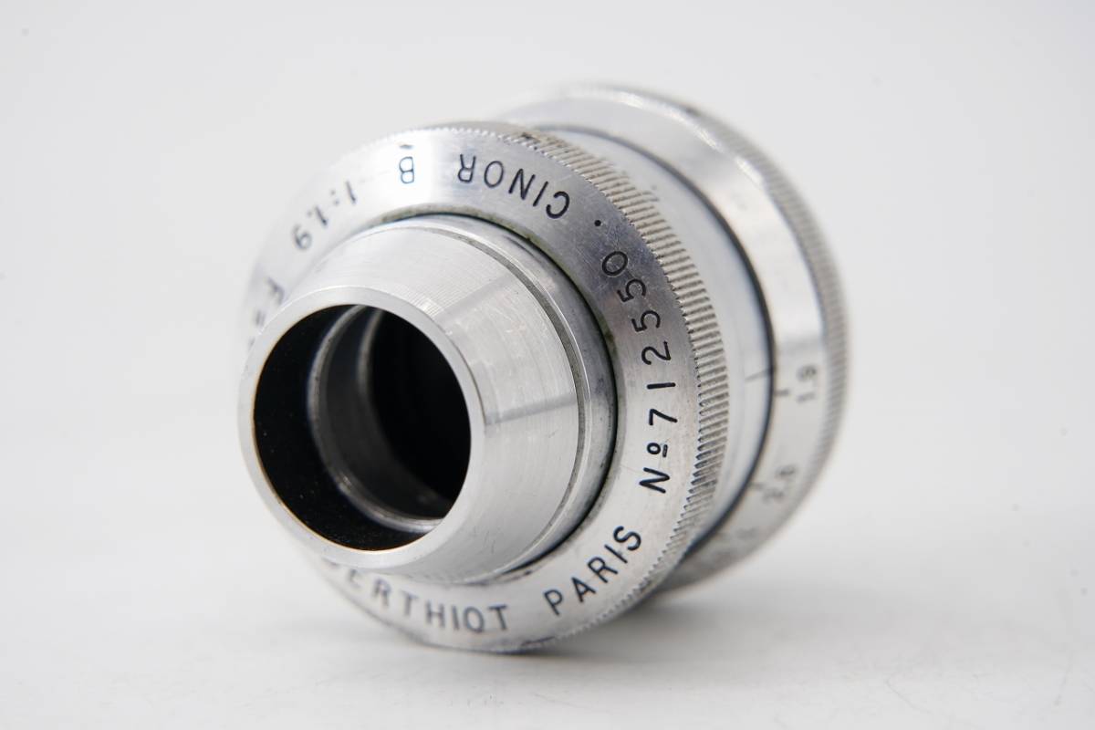 【 並品 】 CINOR B f1.9 25mm SOM BERTHIOT CINEレンズ FRANCE製 ＭＦ レンズ #2326