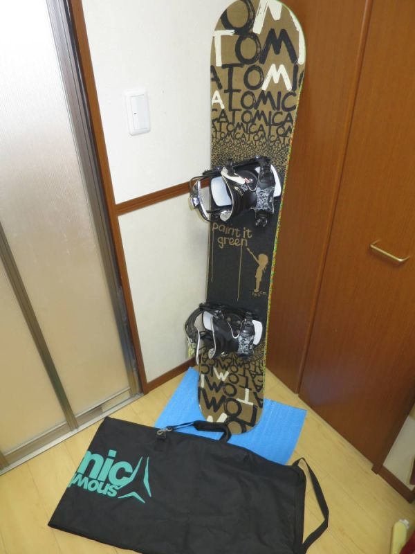 ATOMIC　PAINT　IT　GREEN　153ｃｍ　flow　FIVE　ビンディング付き