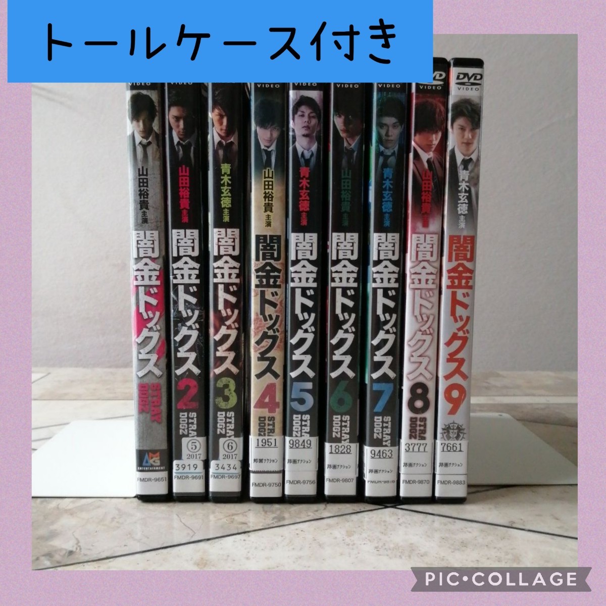 闇金ドッグス DVD シリーズ全巻〈9枚組〉山田裕貴 トールケース付き