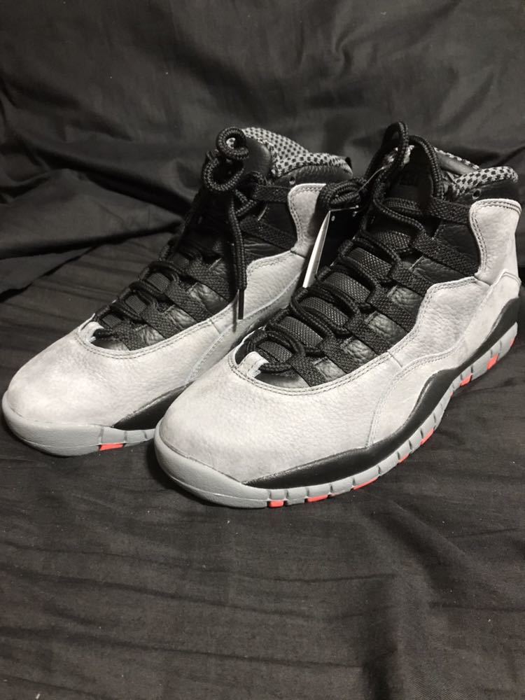 Jordan 10 cool grey 国内正規品 新品 Supreme Dunk AIR JORDAN ナイキエアジョーダン_画像1