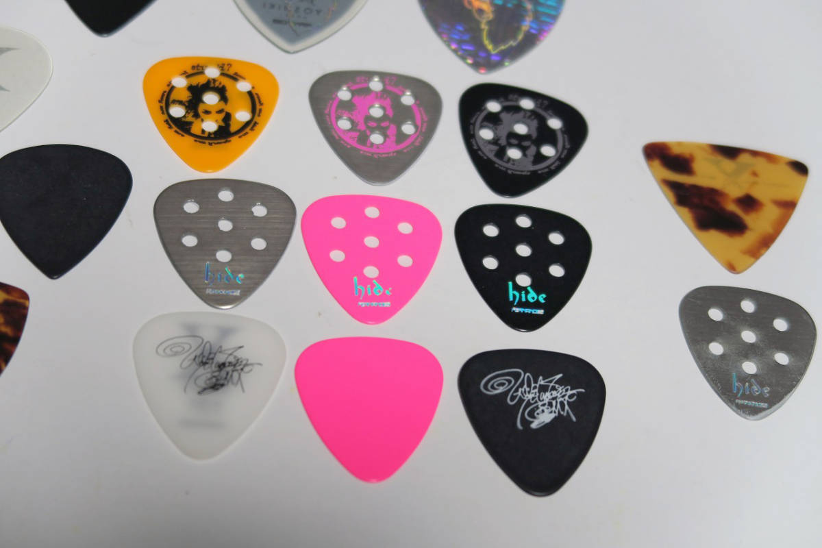 ☆専用商品☆HIDE HEATH ピック17枚 Yahoo!オークション - 新品17枚セット+オマケ2枚 X JAPAN ピック