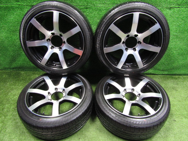 4本 ハイエース 200系 社外 デイトナ? ユーロ? 18インチ 18×8J ET38