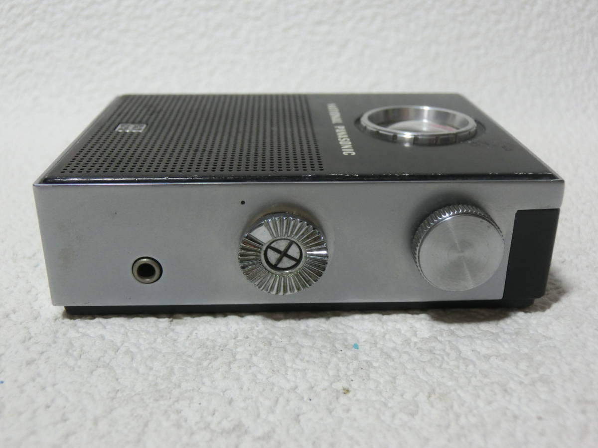 【№1224-ら406】中古品★National Panasonic R-155 トランジスターラジオ 昭和レトロ （動作品）_画像3